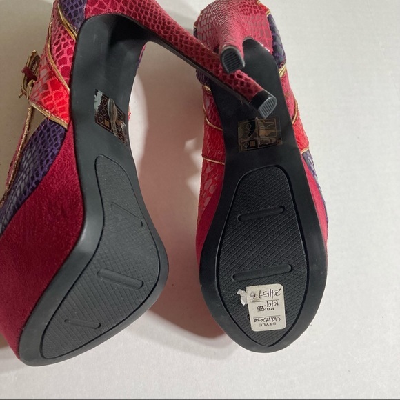 Bebe Clarissa Peeptoe Pumps Platform High Heels - Picture 9 of 12